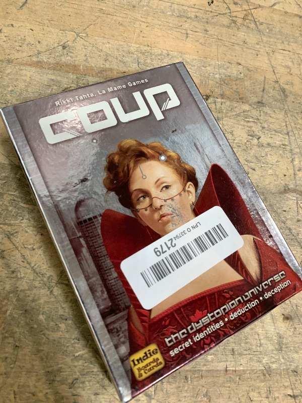 Photo 1 of Coup Game Bundle Including Coup (The Dystopian Universe) and Coup Reformation Expansion by Indie Boards and Cards (2 Items)