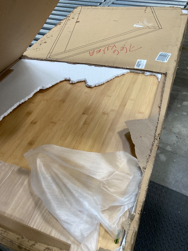 Photo 1 of 24"x25" Butcher Block Counter Top, DIY Bamboo Countertop, 1.2'' Thick Waterproof Table Top, Used as Cutting Board, Stovetop Cover, Office Desk Top, Dining Room Table, Laundry Counter, Kitchen Counter
