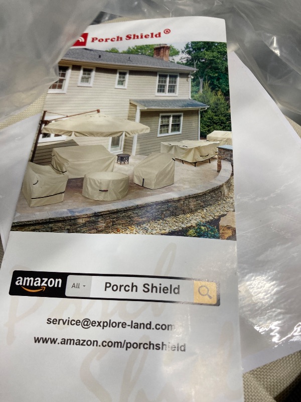 Photo 1 of ***HAS SMALL DIRTS SPOTS***Porch Shield Waterproof Rolling 80-100 Qt Cooler Cart Cover Fits Most Patio Ice Chest Party Cooler (Light Tan, 36"L x 20"W x 32"H)