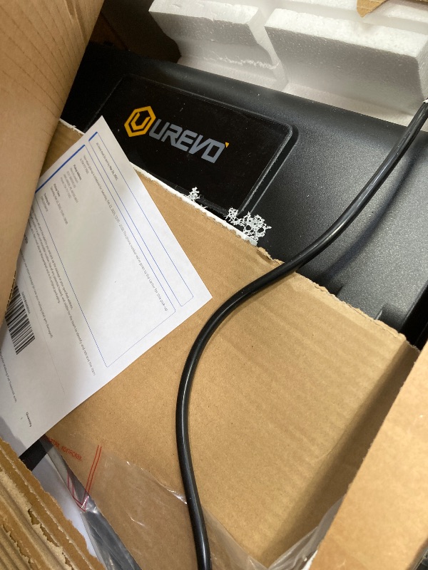 Photo 1 of ***PARTS ONLY**UREVO Walking Pad with Auto Incline, 9% Incline Under Desk Treadmill for Home/Office, 3-Slope Treadmill with Incline and Large LED Display