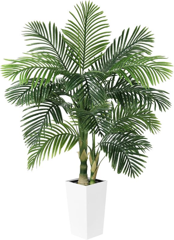 Photo 1 of 5ft Golden Cane Palm Tree Artificial - Fake