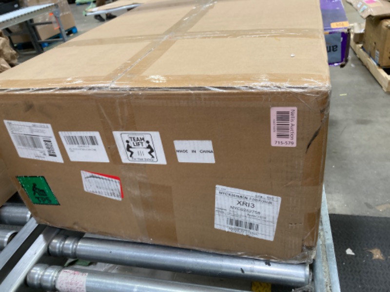 Photo 1 of 36" Stainless Steel Freestanding Utility Sink, Laundry&Utility Room Sinks, Upgrades Faucet, Hoses and Drain Kit, Rectangular Single Bowl Utility Sink for Outdoor, Garage (Black, 36x20x52)