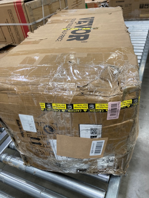 Photo 1 of VEVOR 30 Gallon Fuel Caddy, Portable Fuel Storage Tank Container with Electric Pump Wheels 23.5 L/min, 180W Fuel Transfer Storage Tank for Diesel Car Boat Motorcycle