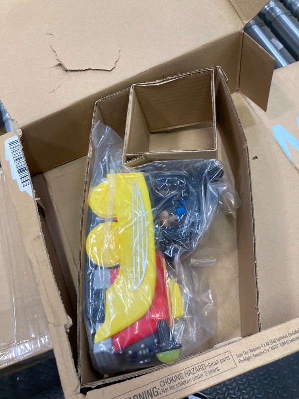 Photo 1 of ***ONLY MICKEY AND FIRST CAR/NO REMOTE***Disney Junior Mickey Mouse Funhouse Light the Way Train, Musical Toy Train Set with Controller, Preschool