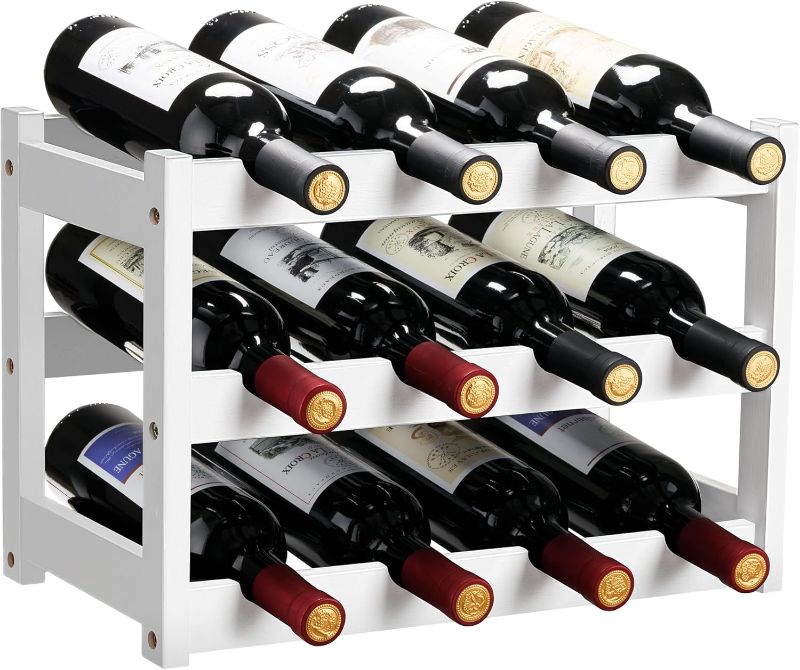 Photo 1 of BAMBOO WHITE WINE RACK