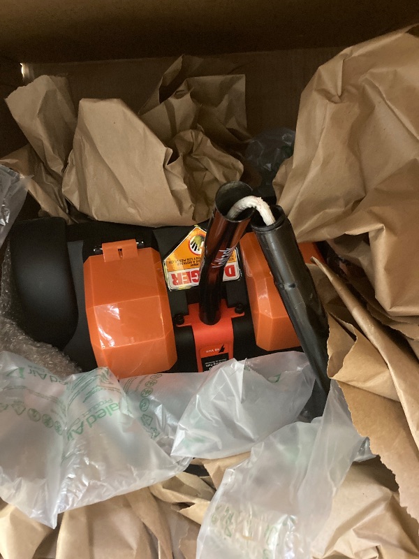 Photo 1 of ***PARTS ONLY***VOLTASK 48V 16-inch Cordless Snow Shovel with Wheels, LED Lights, 2 Batteries & Dual Quick Charger Included
