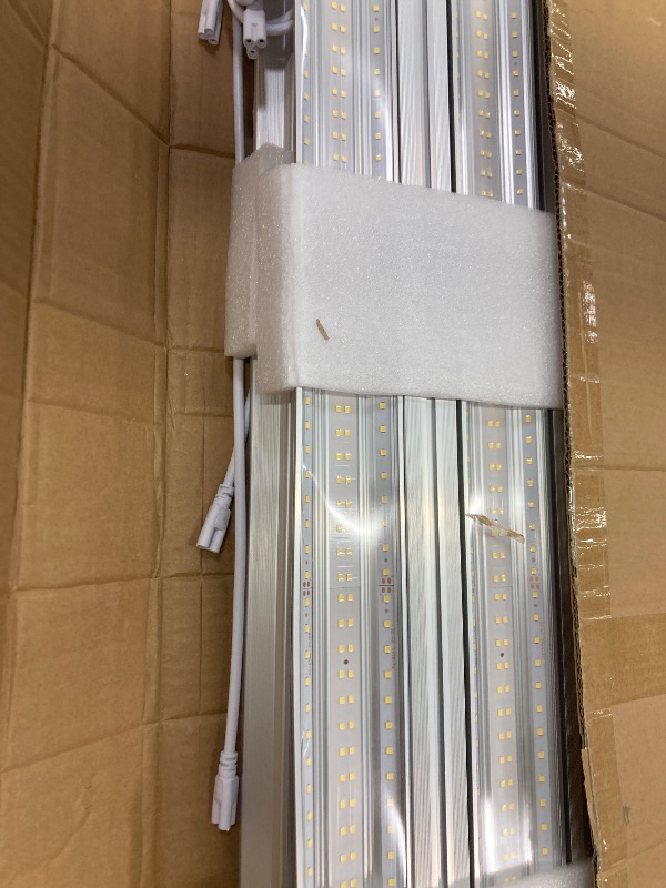 View 3 of ELEKICO Led Shop Lights 8ft, New Upgrade Hanging/Surface Mount 5000k 20000lm 120w 8' Led Shop Lights, Super Bright Linkable 8ft Shop Lights for Garage Workshop Shop Warehouse