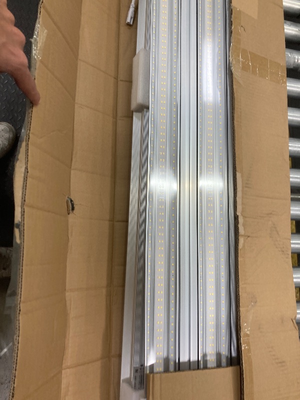 View 2 of ELEKICO Led Shop Lights 8ft, New Upgrade Hanging/Surface Mount 5000k 20000lm 120w 8' Led Shop Lights, Super Bright Linkable 8ft Shop Lights for Garage Workshop Shop Warehouse