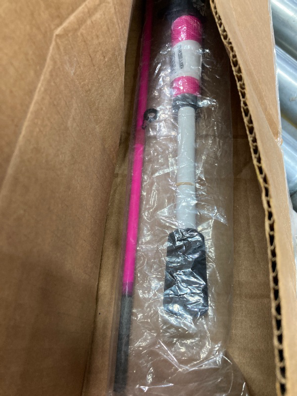 Photo 1 of ***MISSING REEL***Zebco Roam Baitcast Reel and Fishing Rod Combo, 6-Foot 6-Inch Rod, Size 100 Reel, Right-Hand Retrieve, Pink
