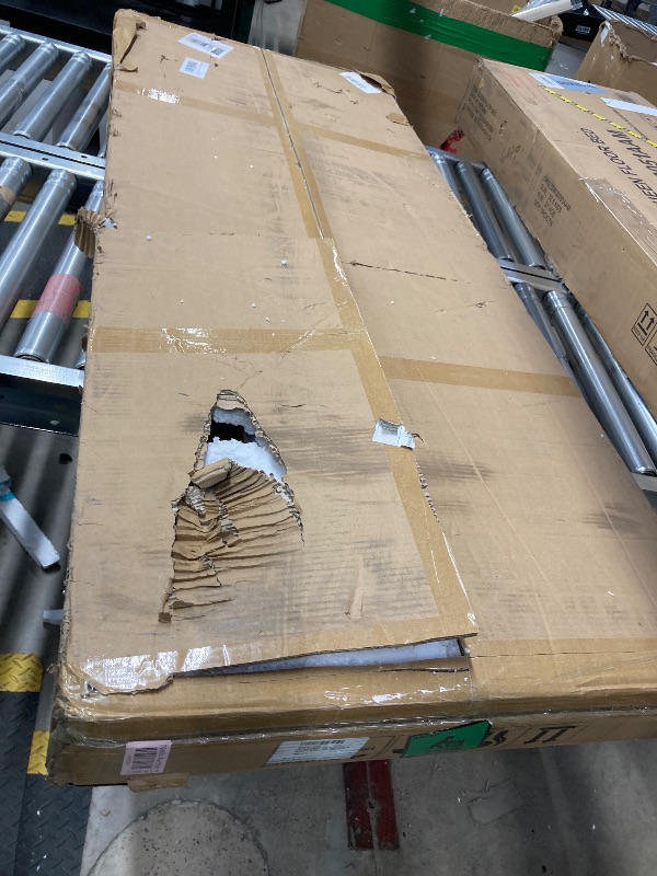 Photo 1 of Tribesigns Computer Desk, 63 inch Large Office Desk Computer Table Study Writing Desk Workstation for Home Office, Rustic Brown