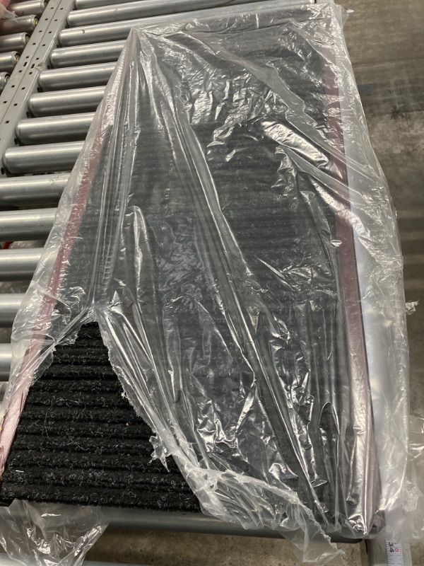 Photo 1 of DOICAH Dog Ramp for Bed, Adjustable Pet Ramp for Couch, 47.2" Length Dog Ramp for High Bed, Wooden Folding Portable (Width-16-Walnut)