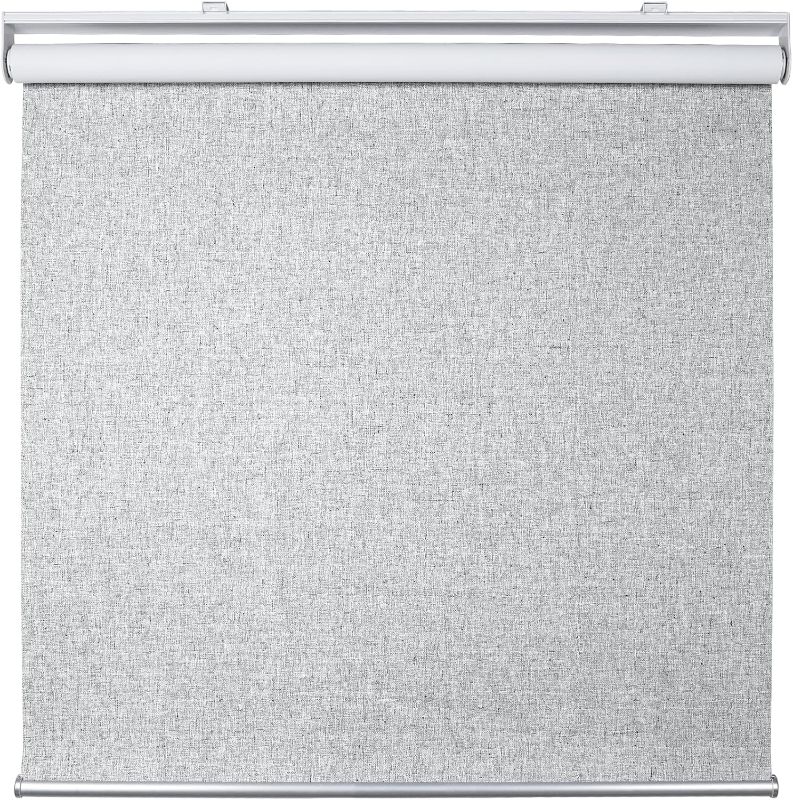 Photo 1 of  **ONE SHADE**Homebox Cordless Blackout Roller Shades for Windows, 100% Room Darkening Blinds with Thermal Insulated Easy Install Spring System for Home, Living Room, GREY 22WX72H