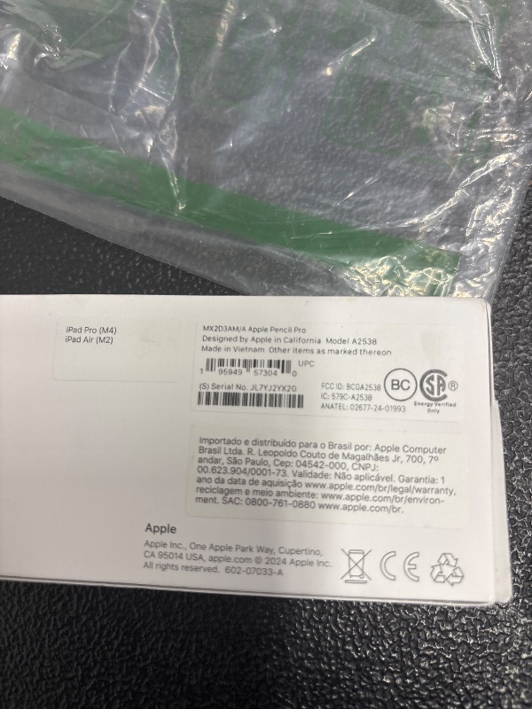 Photo 1 of Apple Pencil Pro: Advanced Tools, Pixel-Perfect Precision, Tilt and Pressure Sensitivity, and Industry-Leading Low Latency for Note-Taking, Drawing, and Art. Attaches, Charges, and Pairs Magnetically