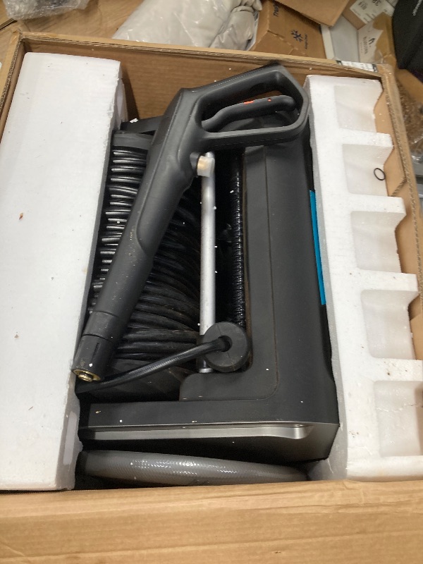 Photo 1 of *see notes*
Giraffe Tools Grandfalls Pressure Washer, Max 2900 PSI, 2.2 GPM Electric Wall Mounted Power Washer with 100ft Retractable Pressure Hose, Foam Cannon, 4-Nozzles for Car/Driveways/Patios, Light Silver