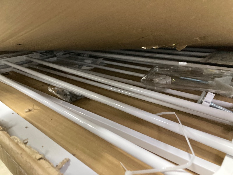 Photo 1 of 29.5-51.6'' Extra Wide Baby Gate, Caveen 30''H Safety Doorway Gates Pressure Mounted,White

