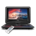 Photo 1 of 13.9inch Portable DVD Player, 10.1" Swivel Screen, Built-in Rechargeable Battery Car DVD Player, Support CD/DVD/SD Card/USB/Connect TV, Remote Control, Black