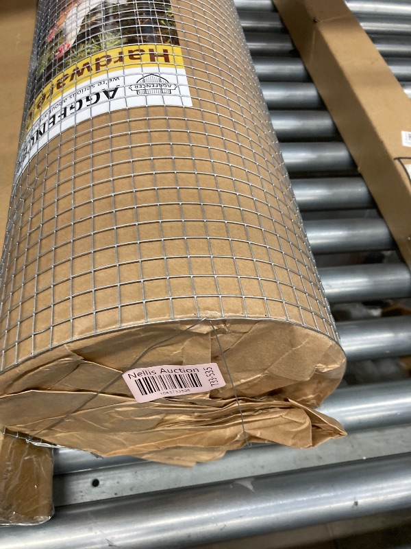 Photo 1 of 48 in x 100 ft 1/2 inch Hardware Cloth 19 Gauge Wire Fencing Galvanized Welding Garden Fence Roll Square Mesh Chicken Rabbit Snake Cage Heavy Duty Welding Fencing