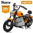 Photo 1 of ***MISSING PARTS***Track 7 24V Electric Dirt Bike for kids, 250W Ride on Motorcycle with Twist Grip Throttle, Hand-Operated Brakes, Key Start, Off-Road Motocross Speed Up to 10 MPH, Age 8+, Orange