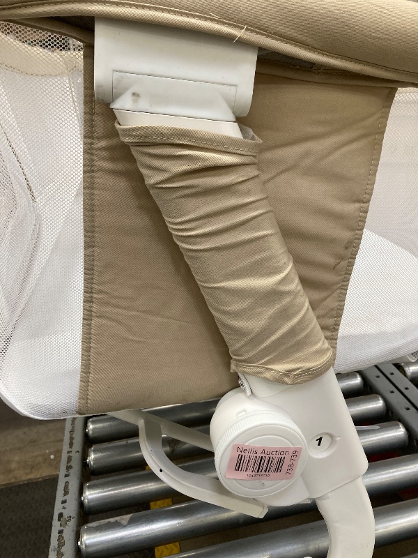 Photo 1 of Baby Delight Beside Me Serenity Bassinet | Lightweight Bedside Sleeper & Baby Bassinet | 7-Position Height Adjustment | 100% GOTS Certified Organic Cotton Fabric | Organic Oat