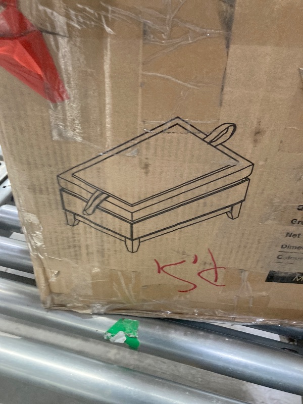 Photo 1 of Colamy Storage ottoman.