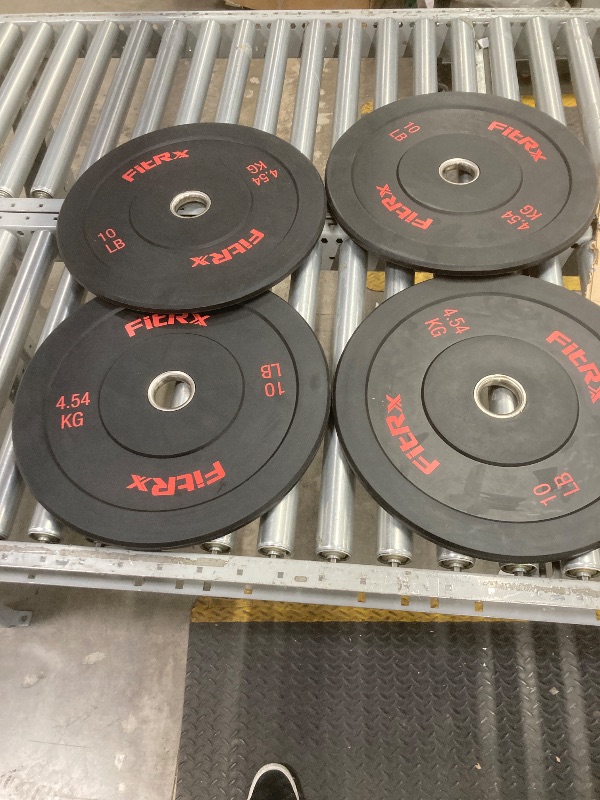 Photo 1 of 4 FitRx Bumper Plates 10 lbs each 