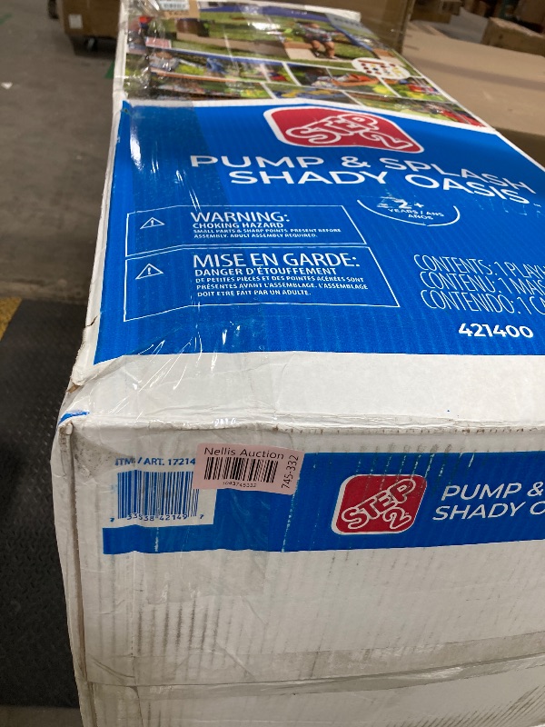Photo 1 of Step2 Pump & Splash Shady Oasis, Tan, Blue