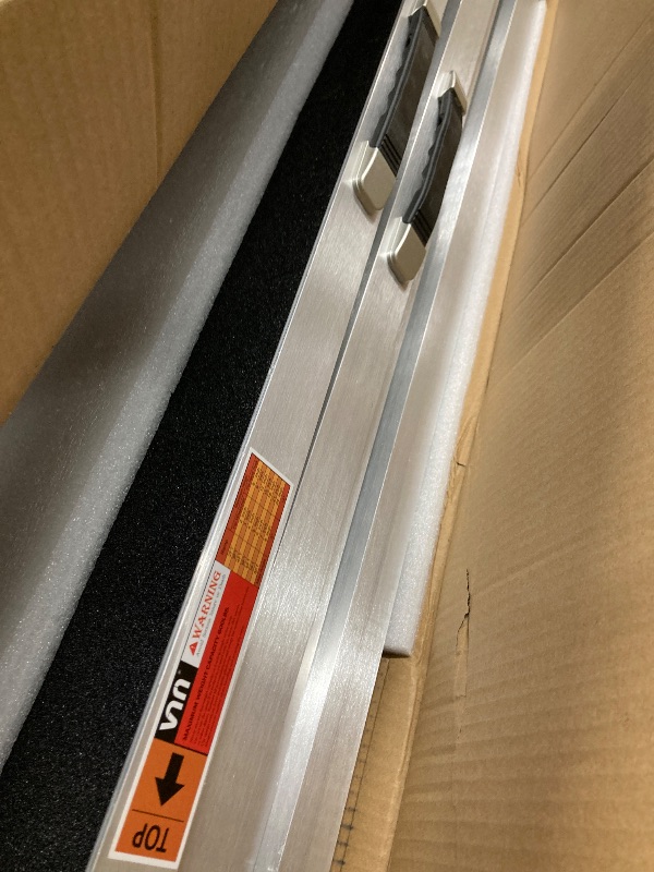 Photo 1 of 
PENSUN 7FT Wheelchair Ramp, 84" L x 29" W Threshold Ramps, Non-Skid Portable Foldable Wheelchair Ramps for Steps, Lightweight with Handle, for Home, Stairs, Doorways, Curbs / 600lbs Capacity (7FT)