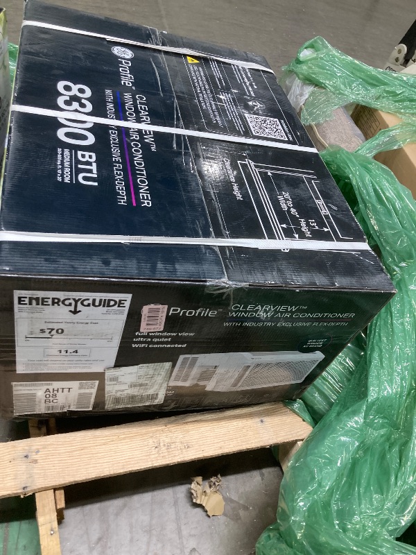 Photo 1 of GE PROFILE AHTT08BC Window Air Conditioner, 8300 BTU, White