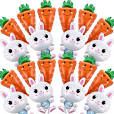 Photo 1 of 16 Pieces 33 Inch Easter Foil Balloons Large Easter Bunny Balloons and Easter Carrot Balloons Easter Balloons Decorations Happy Easter Carrot Rabbit Foil Balloons for Easter Themed Party Decors