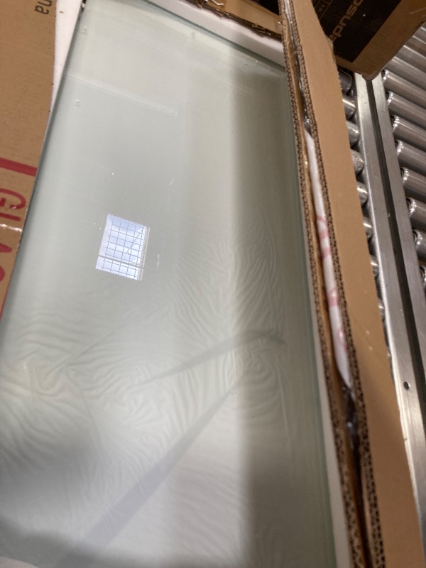 Photo 1 of  MIROOR 16X42 RECTAGLE 3/8INCHDU4CM Bespoke 4-Door French Door Refrigerator Panel - Top Panel - Morning Blue Glass