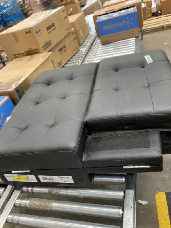 Photo 1 of ***THIS IS ONLY ONE CUSHION*****Homall Futon Sofa Bed Faux Leather Couch Modern Convertible Folding Recliner with 2 Cup Holders
