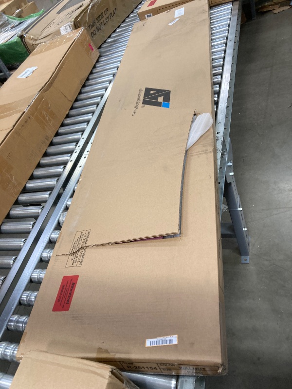 Photo 1 of Atlantic Furniture AR8146114 Orlando Bed, King, Walnut