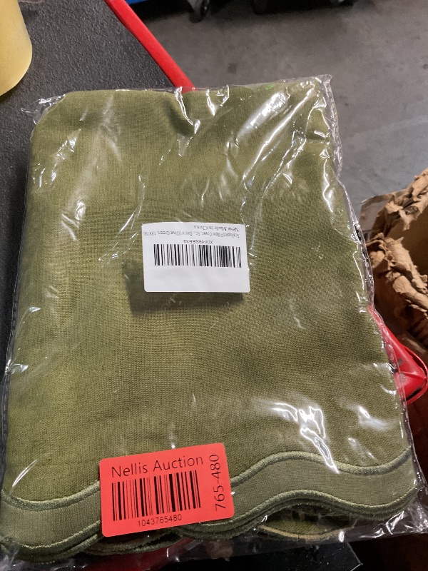 Photo 1 of ****Olive Green *****
DoveeDosa Scalloped Throw Pillow Covers, Linen Cotton Decorative Pillow Covers, Olive Green Pillow Cases, Set of 2 for Sofa, Couch, Bed