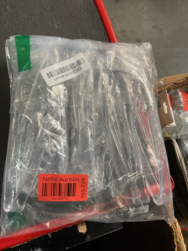 Photo 1 of [Clear Tongs 7.5'' Inches] Plasticpro 7.5'' Serving Tongs Heavy Duty Reusable Kitchen and BBQ Clear Serving Tong for party's, Caterings, Events, Buffet, Weddings, And every Day use Pack of 12