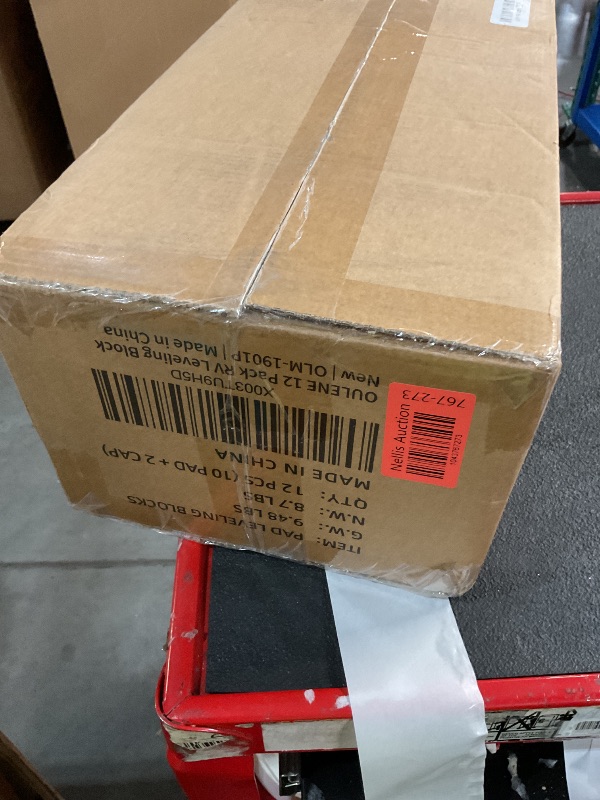 Photo 1 of OULEME 12 Pack RV Leveling Blocks, Stackable Jack Blocks, Interlocking Leveling Pads with Carrying Bag, for Camper Travel Trailer