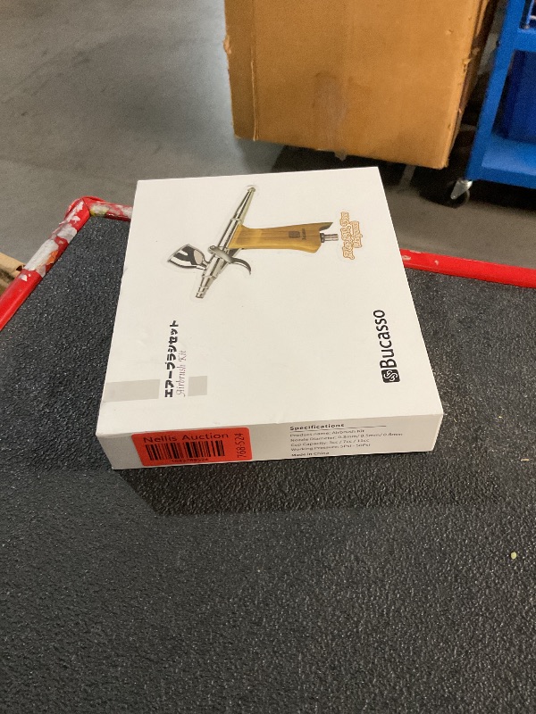 Photo 1 of ***(no returns or refunds/ for parts only/ non functional)***
Bucasso Airbrush Guns for Painting, Double Action Trigger Airbrush Kit with 0.3mm/0.5mm/0.8mm Needles/Nozzle Sets, Replaceable Fluid Cup, Airbrush Spray Set for Painting Nails Cake Tattoo