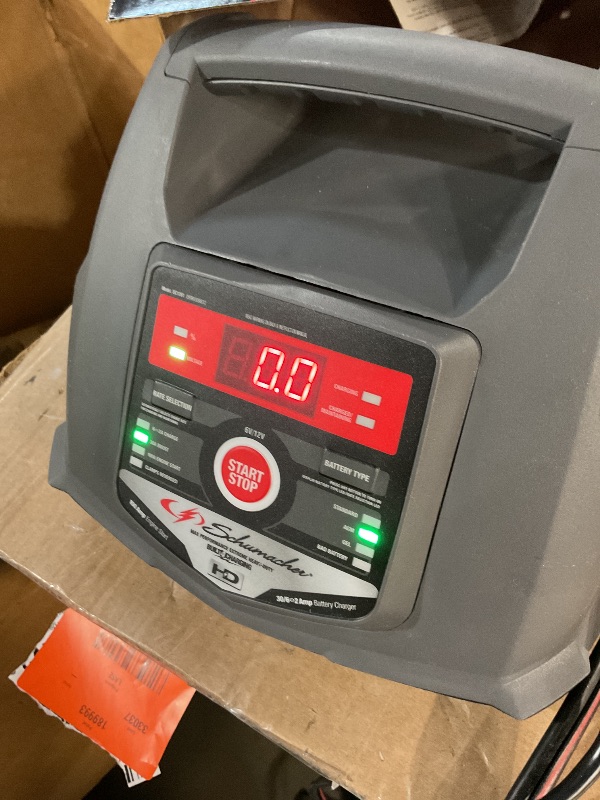 Photo 1 of Schumacher Electric Fully Automatic Car Battery Charger & Engine Starter - 6V / 12V Battery Charger & Maintainer - for Standard, AGM, Gel & Deep-Cycle Batteries - Reverse Hook-Up Protection - SC1281