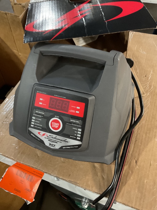 Photo 1 of Schumacher Electric Fully Automatic Car Battery Charger & Engine Starter - 6V / 12V Battery Charger & Maintainer - for Standard, AGM, Gel & Deep-Cycle Batteries - Reverse Hook-Up Protection - SC1281