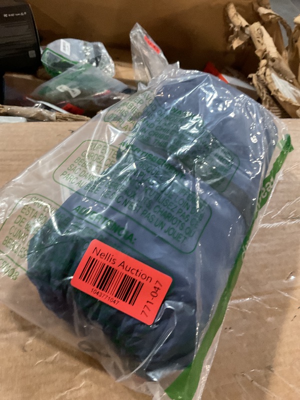 Photo 1 of (USED/FAIR) (MISSING PUMP) PACOONE Camping Sleeping Pad with Compass, Ultralight Inflatable Sleeping Mat with Pillow, Built-in Foot Pump, Portable Camping Air Mattress for Backpacking Hiking Traveling Tent (Blue)