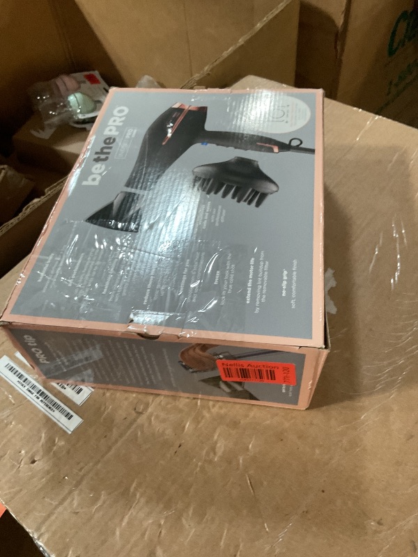 Photo 1 of ***Major damage*** Plug is broken ***
INFINITIPRO BY CONAIR Hair Dryer with Diffuser | AC Motor Pro Hair Dryer with Ceramic Technology | Includes Diffuser and Concentrator | Black | Packaging May Vary
