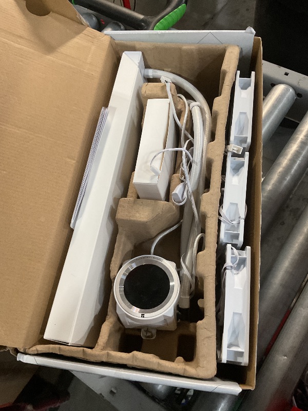 Photo 1 of ***CHECK CLERK COMMENTS*** Thermalright CORE Vision 360 White ARGB CPU Water Cooler with PWM Fan, 2000RPM Speeds,IPS LCD Screen with 480 * 480 Resolution,Liquid CPU Cooler,for AM5/Intel LGA1851/1700,2.1inch Display Screen