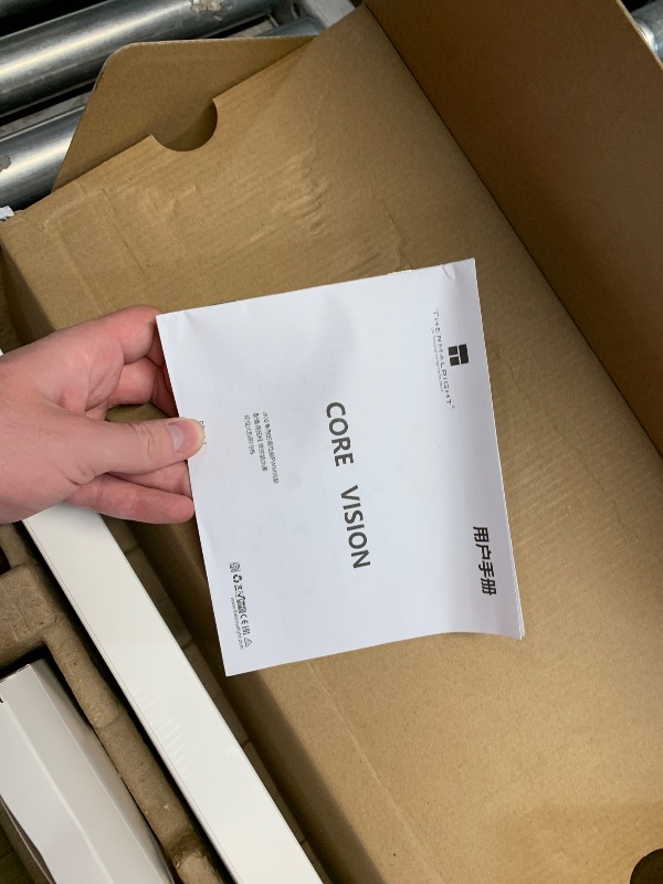Photo 1 of ***CHECK CLERK COMMENTS*** Thermalright CORE Vision 360 White ARGB CPU Water Cooler with PWM Fan, 2000RPM Speeds,IPS LCD Screen with 480 * 480 Resolution,Liquid CPU Cooler,for AM5/Intel LGA1851/1700,2.1inch Display Screen
