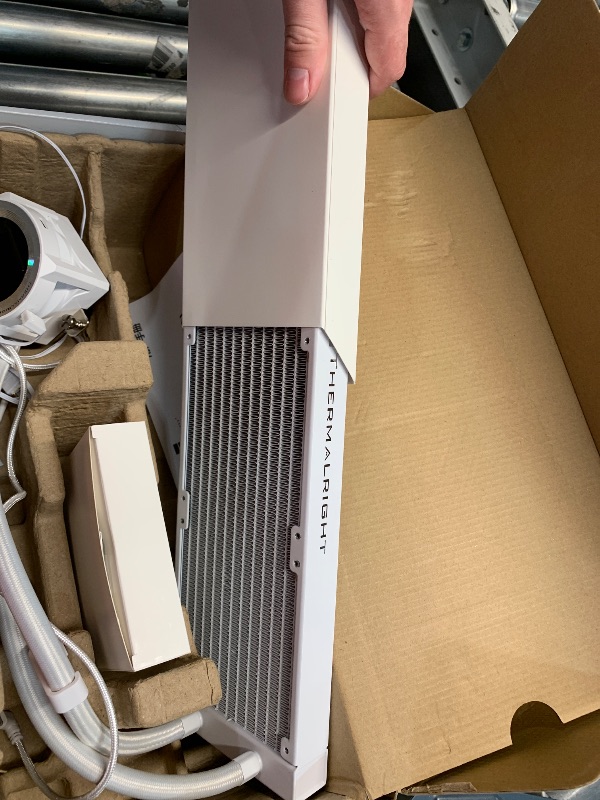 Photo 1 of ***CHECK CLERK COMMENTS*** Thermalright CORE Vision 360 White ARGB CPU Water Cooler with PWM Fan, 2000RPM Speeds,IPS LCD Screen with 480 * 480 Resolution,Liquid CPU Cooler,for AM5/Intel LGA1851/1700,2.1inch Display Screen