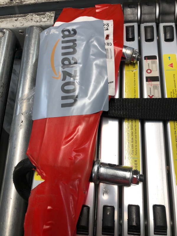 Photo 1 of ***DAMAGED - JAMMED - DIFFICULT TO OPEN - SEE PICTURES***
Telescoping Extension Ladder 26.2FT, Aluminum Lightweight Extension Ladder with Locking Mechanism,Heavy Duty RV Collapsible Ladder for Household, Outdoor Work 330 lbs Load