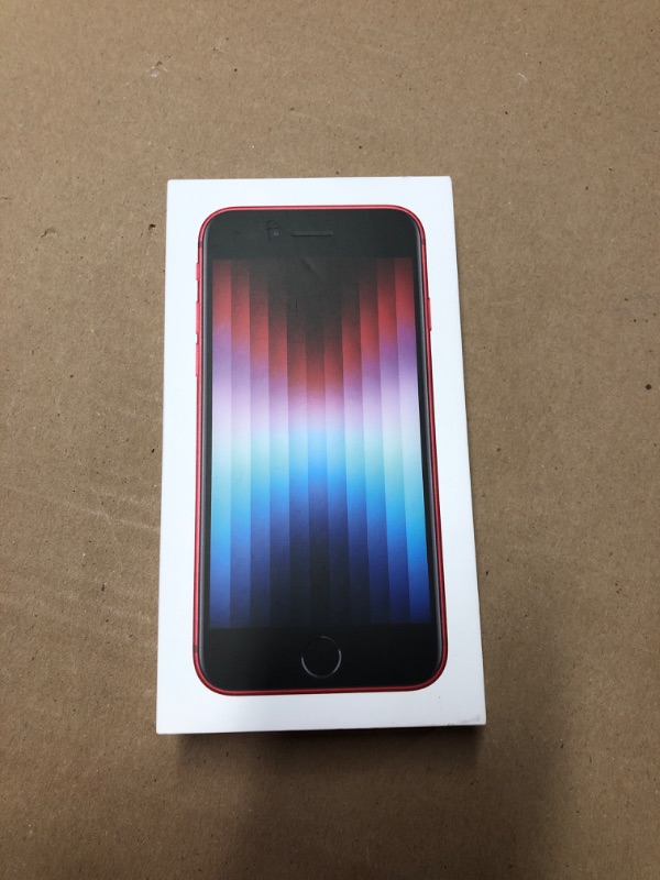Photo 1 of ***SEE NOTES*** 
2022 Apple iPhone SE (128 GB, (Product) RED) [Locked] + Carrier Subscription