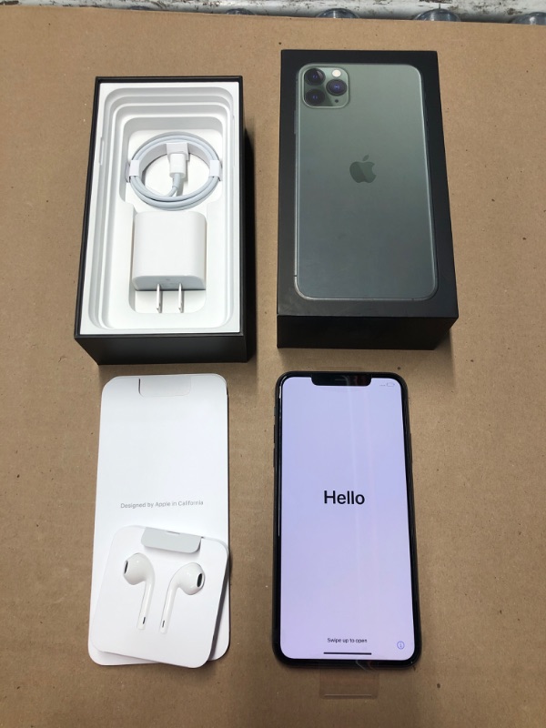 Photo 1 of ***SEE NOTES***
Apple iPhone 11 Pro Max [256GB, Midnight Green] + Carrier Subscription [Cricket Wireless]