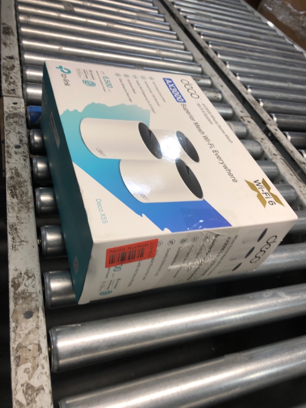 Photo 1 of TP-Link Deco AX3000 WiFi 6 Mesh System(Deco X55) - Covers up to 6500 Sq.Ft. , Replaces Wireless Router and Extender, 3 Gigabit ports per unit, supports Ethernet Backhaul (3-pack)