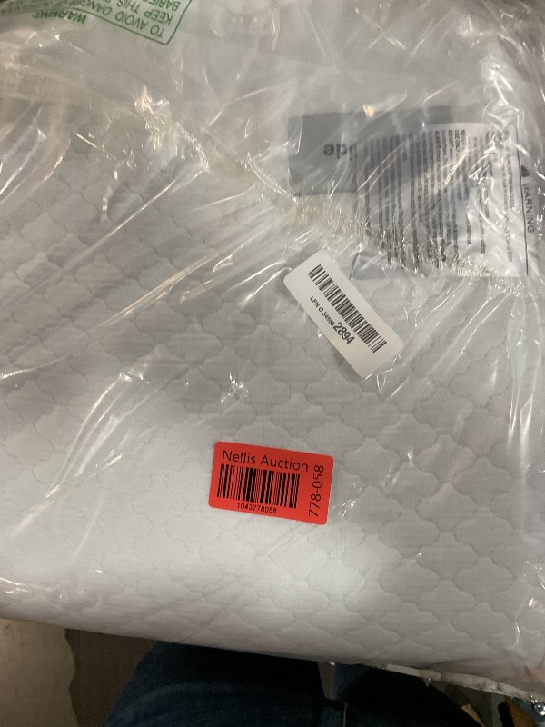 Photo 1 of (BAGGED) (USED/FAIR) Pro Goleem Baby Bassinet Mattress Pad 30"x15" Oval, Waterproof Soft Cover Gel Memory Foam, Dual Side Cradle Mattress fit Moses Basket
