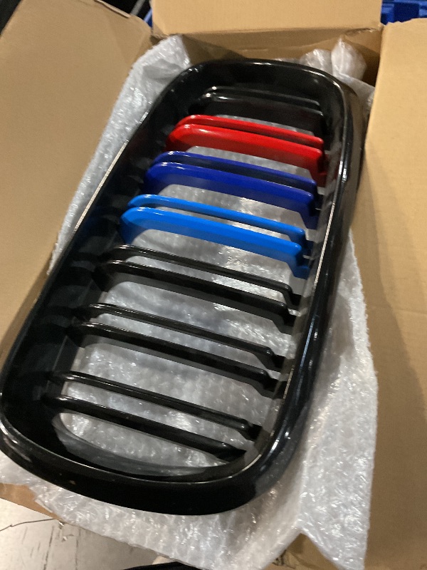 Photo 1 of BILLDIO X5 F15 Grille?Gloss Black Kidney Grill Fit 2014-2018 X5 F15 X6 F16 X5M F85 X6M F86 Dual Slat Double Line