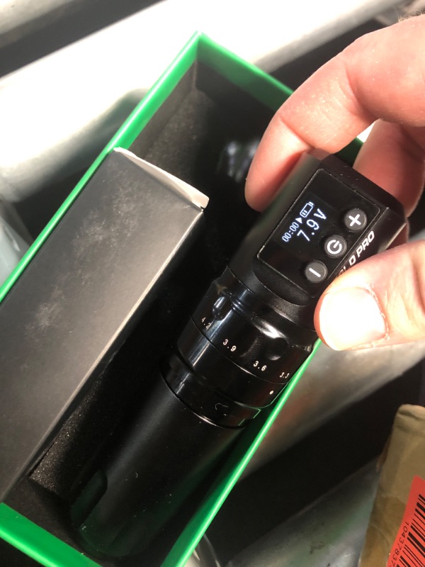 Photo 1 of **NON-REFUNDAVBLE** (PARTS) (POWERS ON BUT WONT FUNCTION) Mast Fold Pro Tattoo Pen Machine Wireless Rotary Tattoo Gun for Lining, Shading, Coloring, Powerful Motor by Mcore, 7 Strokes Length Changable for All Tattoo Aritsts